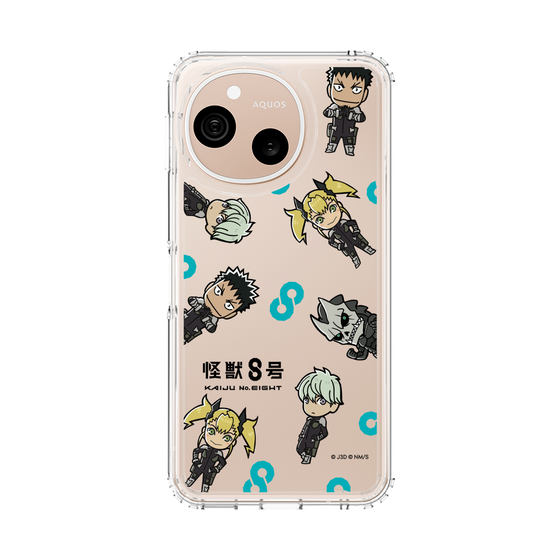 スリムプロテクションケース［ 怪獣８号 - ミニキャラ - 総柄01 ］