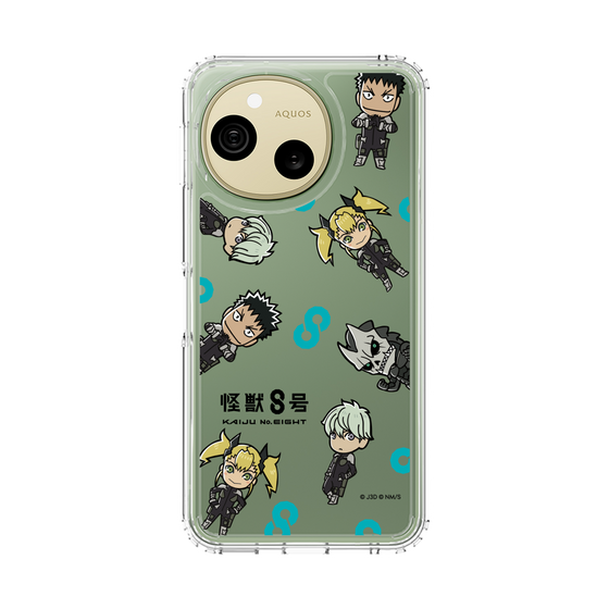 スリムプロテクションケース［ 怪獣８号 - ミニキャラ - 総柄01 ］