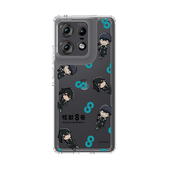 スリムプロテクションケース［ 怪獣８号 - ミニキャラ - 総柄02 ］