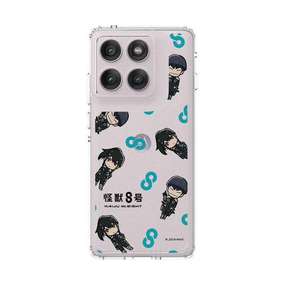 スリムプロテクションケース［ 怪獣８号 - ミニキャラ - 総柄02 ］