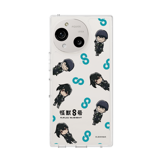 スリムプロテクションケース［ 怪獣８号 - ミニキャラ - 総柄02 ］