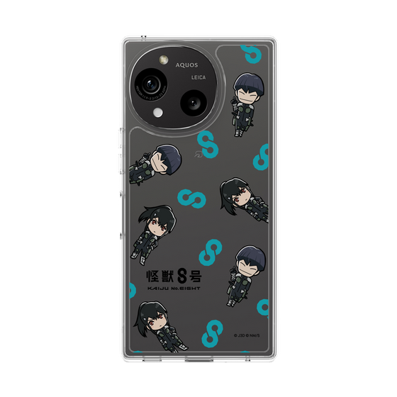 スリムプロテクションケース［ 怪獣８号 - ミニキャラ - 総柄02 ］