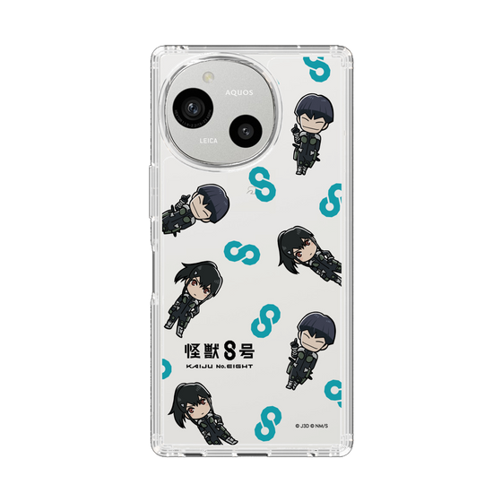 スリムプロテクションケース［ 怪獣８号 - ミニキャラ - 総柄02 ］