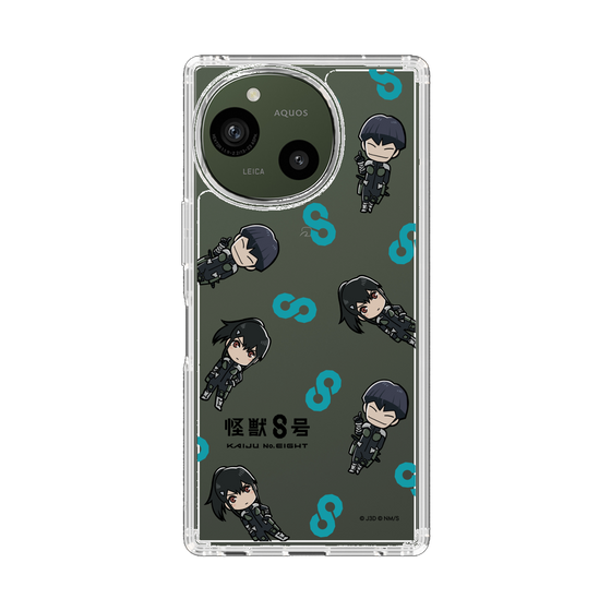 スリムプロテクションケース［ 怪獣８号 - ミニキャラ - 総柄02 ］