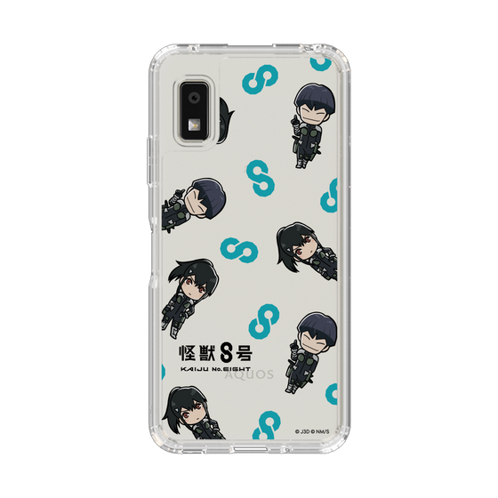 スリムプロテクションケース［ 怪獣８号 - ミニキャラ - 総柄02 ］