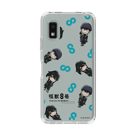 スリムプロテクションケース［ 怪獣８号 - ミニキャラ - 総柄02 ］