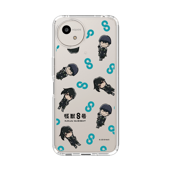 スリムプロテクションケース［ 怪獣８号 - ミニキャラ - 総柄02 ］