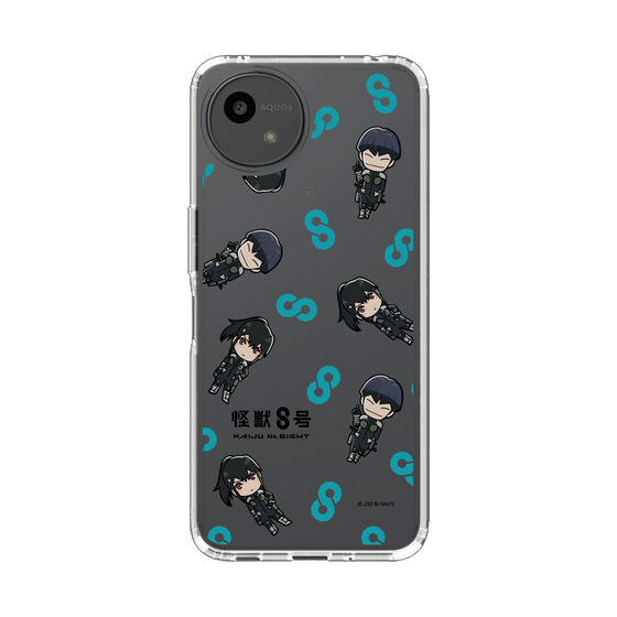 スリムプロテクションケース［ 怪獣８号 - ミニキャラ - 総柄02 ］