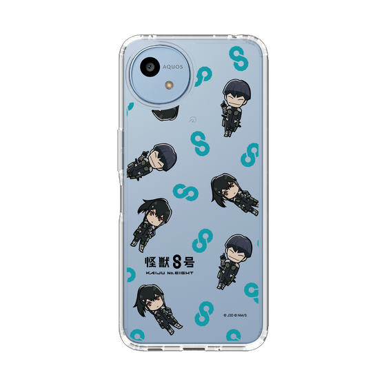 スリムプロテクションケース［ 怪獣８号 - ミニキャラ - 総柄02 ］