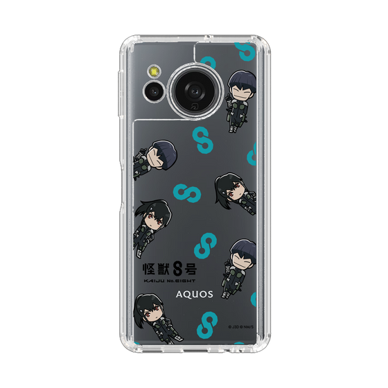 スリムプロテクションケース［ 怪獣８号 - ミニキャラ - 総柄02 ］