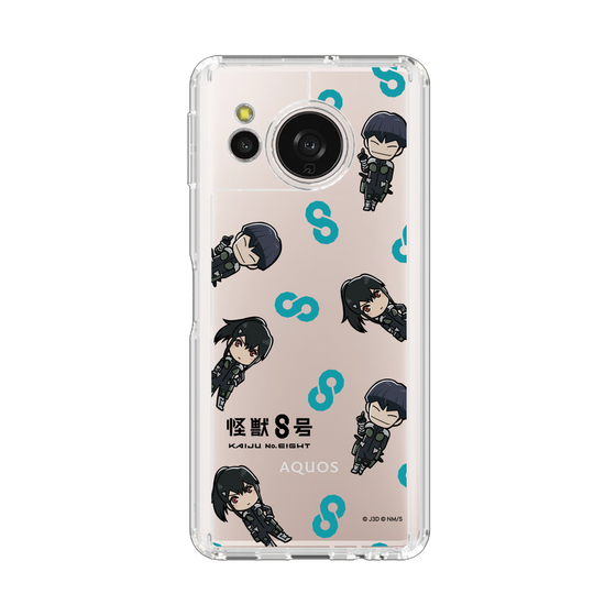 スリムプロテクションケース［ 怪獣８号 - ミニキャラ - 総柄02 ］