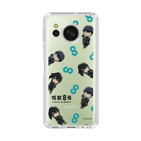 スリムプロテクションケース［ 怪獣８号 - ミニキャラ - 総柄02 ］