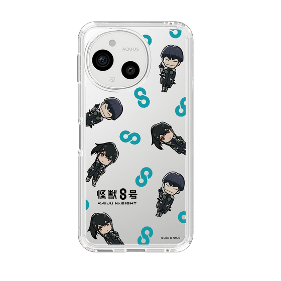 スリムプロテクションケース［ 怪獣８号 - ミニキャラ - 総柄02 ］