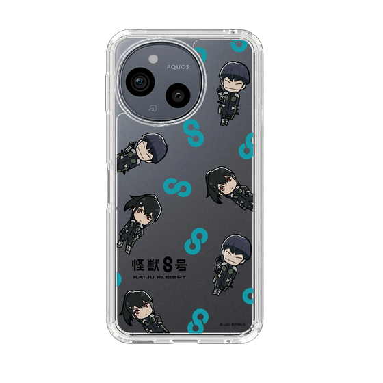 スリムプロテクションケース［ 怪獣８号 - ミニキャラ - 総柄02 ］