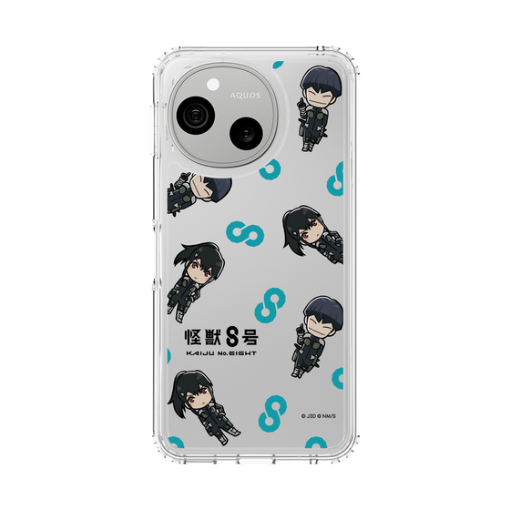 スリムプロテクションケース［ 怪獣８号 - ミニキャラ - 総柄02 ］