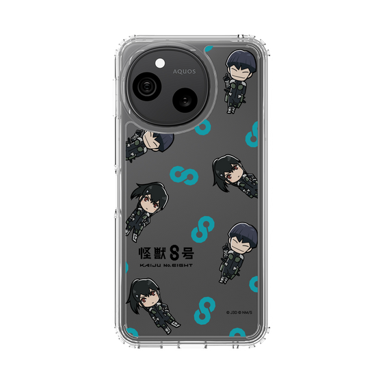 スリムプロテクションケース［ 怪獣８号 - ミニキャラ - 総柄02 ］