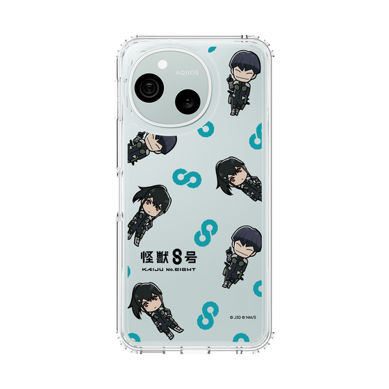 スリムプロテクションケース［ 怪獣８号 - ミニキャラ - 総柄02 ］