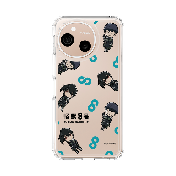 スリムプロテクションケース［ 怪獣８号 - ミニキャラ - 総柄02 ］