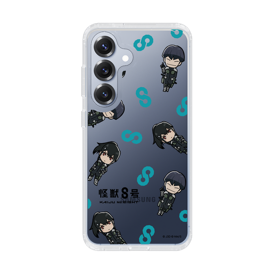 スリムプロテクションケース［ 怪獣８号 - ミニキャラ - 総柄02 ］