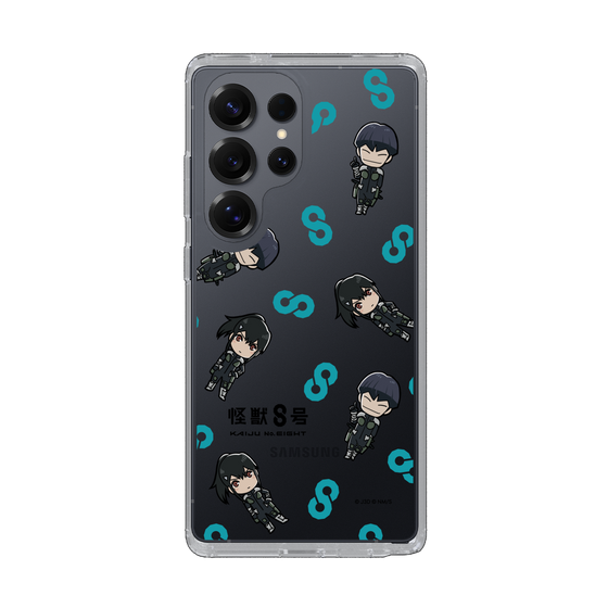 スリムプロテクションケース［ 怪獣８号 - ミニキャラ - 総柄02 ］