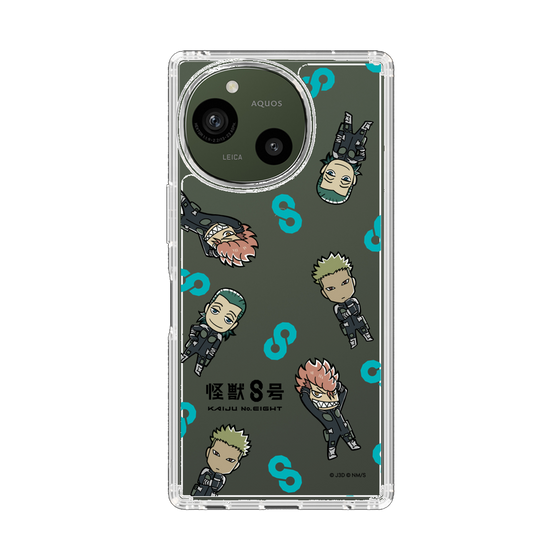 スリムプロテクションケース［ 怪獣８号 - ミニキャラ - 総柄03 ］