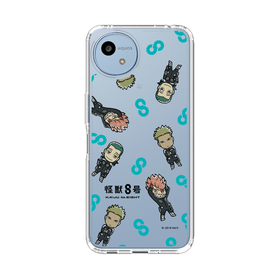 スリムプロテクションケース［ 怪獣８号 - ミニキャラ - 総柄03 ］