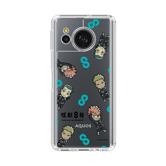 スリムプロテクションケース［ 怪獣８号 - ミニキャラ - 総柄03 ］