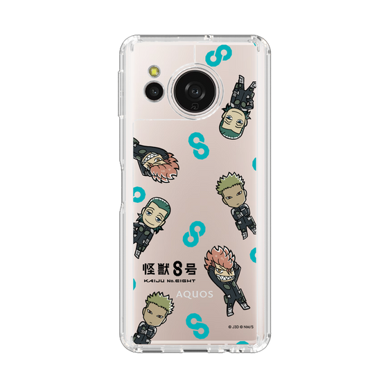 スリムプロテクションケース［ 怪獣８号 - ミニキャラ - 総柄03 ］