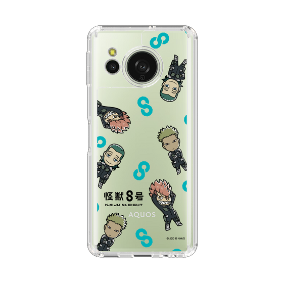 スリムプロテクションケース［ 怪獣８号 - ミニキャラ - 総柄03 ］