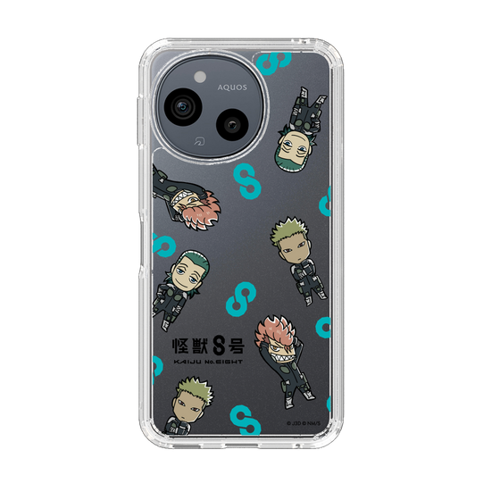 スリムプロテクションケース［ 怪獣８号 - ミニキャラ - 総柄03 ］