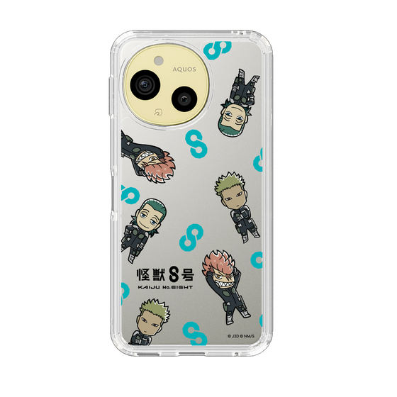 スリムプロテクションケース［ 怪獣８号 - ミニキャラ - 総柄03 ］