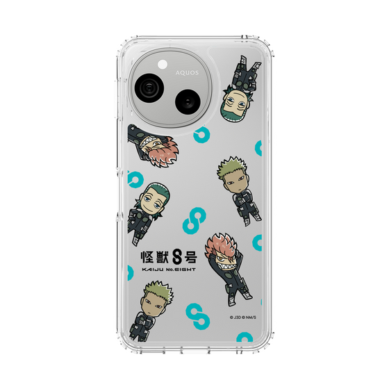 スリムプロテクションケース［ 怪獣８号 - ミニキャラ - 総柄03 ］