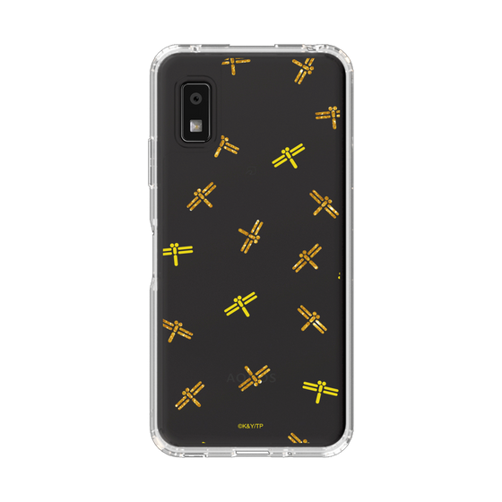 スリムプロテクションケース［ オーイ！とんぼ - とんぼ - ゴールド ］