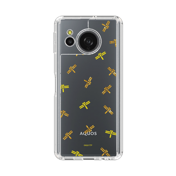 スリムプロテクションケース［ オーイ！とんぼ - とんぼ - ゴールド ］