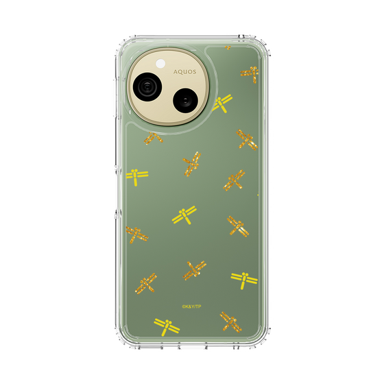 スリムプロテクションケース［ オーイ！とんぼ - とんぼ - ゴールド ］