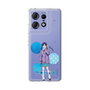 スリムプロテクションケース［ アオのハコ - 守屋 菖蒲 ］