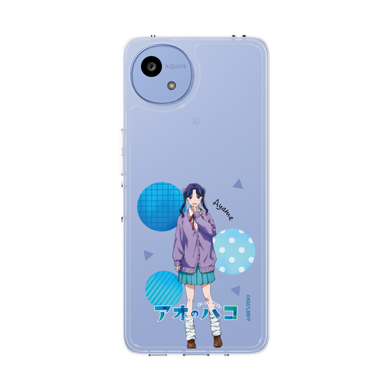 スリムプロテクションケース［ アオのハコ - 守屋 菖蒲 ］