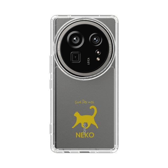 スリムプロテクションケース［ &UCHINOCO - ごきげん猫 ］