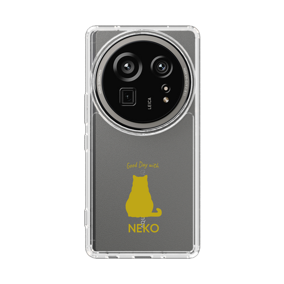 スリムプロテクションケース［ &UCHINOCO - おすわり猫 ］