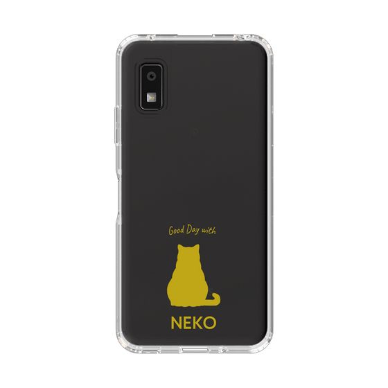 スリムプロテクションケース［ &UCHINOCO - おすわり猫 ］