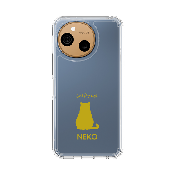 スリムプロテクションケース［ &UCHINOCO - おすわり猫 ］