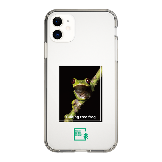 スリムプロテクションケース［ Green Future Project - Gliding tree frog ］