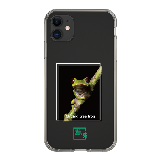 スリムプロテクションケース［ Green Future Project - Gliding tree frog ］
