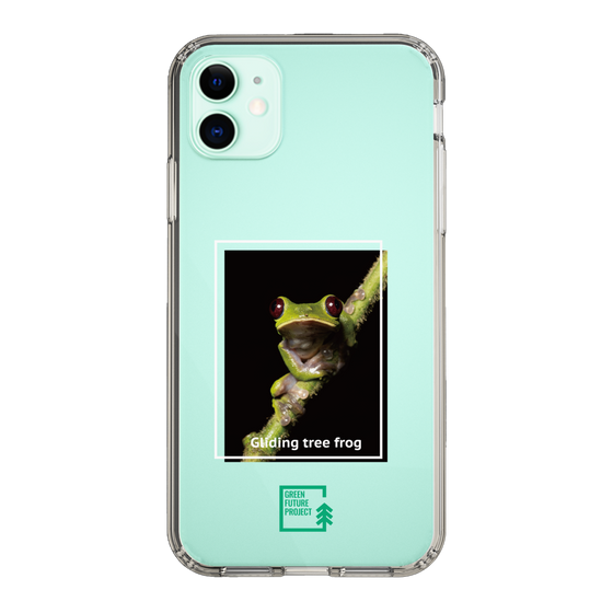 スリムプロテクションケース［ Green Future Project - Gliding tree frog ］