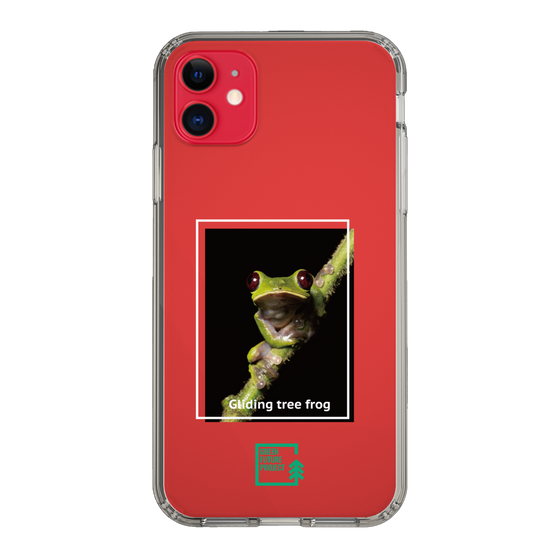 スリムプロテクションケース［ Green Future Project - Gliding tree frog ］