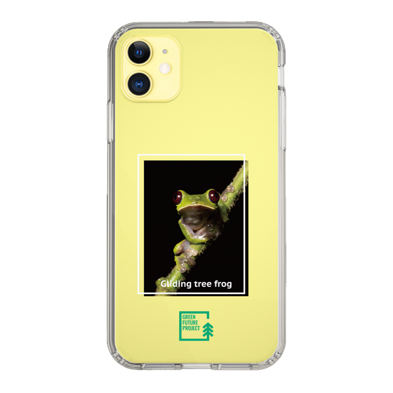 スリムプロテクションケース［ Green Future Project - Gliding tree frog ］