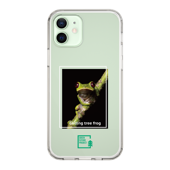スリムプロテクションケース［ Green Future Project - Gliding tree frog ］
