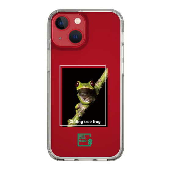 スリムプロテクションケース［ Green Future Project - Gliding tree frog ］