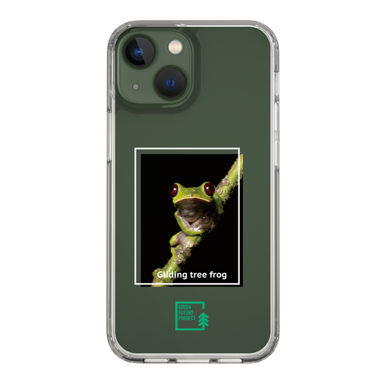 スリムプロテクションケース［ Green Future Project - Gliding tree frog ］