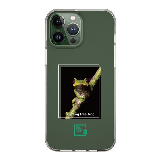 スリムプロテクションケース［ Green Future Project - Gliding tree frog ］